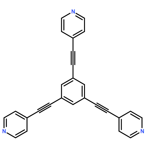 Pyridine, 4,4',4''-(1,3,5-benzenetriyltri-2,1-ethynediyl)tris-