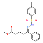 Benzenepentanoic acid, δ-[2-[(4-methylphenyl)sulfonyl]hydrazinylidene]-, methyl ester