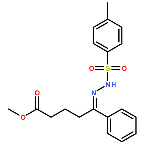 Benzenepentanoic acid, δ-[2-[(4-methylphenyl)sulfonyl]hydrazinylidene]-, methyl ester