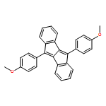 Indeno[2,1-a]indene, 5,10-bis(4-methoxyphenyl)-