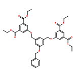 1,3-Benzenedicarboxylic acid, 5,5'-[[5-(phenylmethoxy)-1,3-phenylene]bis(methyleneoxy)]bis-, tetraethyl ester (9CI)