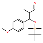 Benzenepropanal, β-[[(1,1-dimethylethyl)dimethylsilyl]oxy]-4-methoxy-α-methyl-, (αS,βS)-