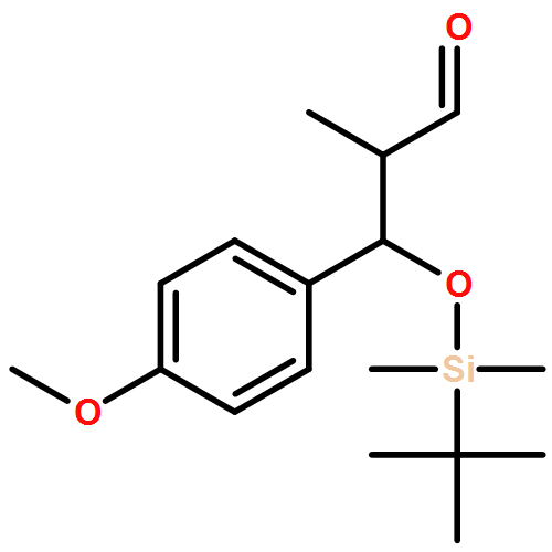 Benzenepropanal, β-[[(1,1-dimethylethyl)dimethylsilyl]oxy]-4-methoxy-α-methyl-, (αS,βS)-