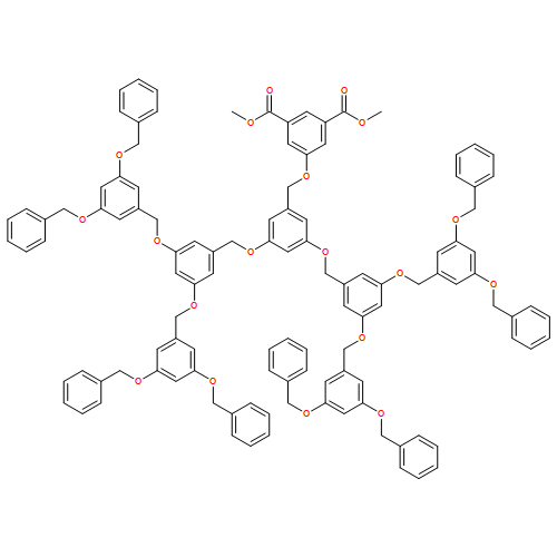 1,3-Benzenedicarboxylic acid, 5-[[3,5-bis[[3,5-bis[[3,5-bis(phenylmethoxy)phenyl]methoxy]phenyl]methoxy]phenyl]methoxy]-, 1,3-dimethyl ester