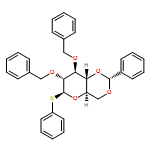 β-D-Glucopyranoside, phenyl 2,3-bis-O-(phenylmethyl)-4,6-O-[(R)-phenylmethylene]-1-thio-