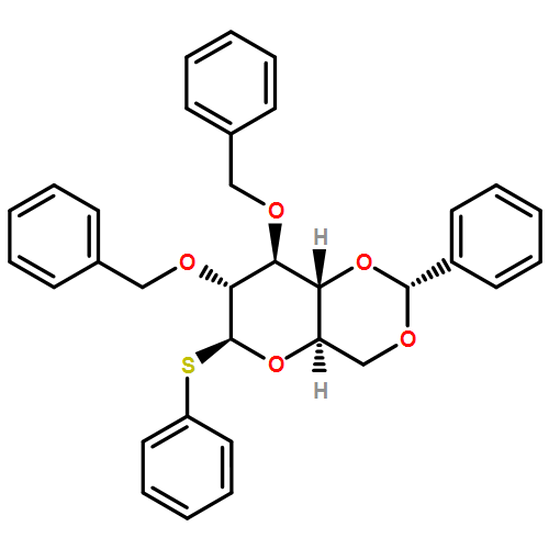 β-D-Glucopyranoside, phenyl 2,3-bis-O-(phenylmethyl)-4,6-O-[(R)-phenylmethylene]-1-thio-