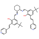 Phenol, 2,2'-[(1S,2S)-1,2-cyclohexanediylbis[(E)-nitrilomethylidyne]]bis[4-(1,1-dimethylethyl)-6-[(1E)-2-(4-pyridinyl)ethenyl]-