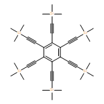 Benzene, 1,2,3,4,5,6-hexakis[2-(trimethylsilyl)ethynyl]-