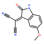 Propanedinitrile, 2-(1,2-dihydro-5-methoxy-2-oxo-3H-indol-3-ylidene)-