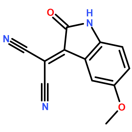 Propanedinitrile, 2-(1,2-dihydro-5-methoxy-2-oxo-3H-indol-3-ylidene)-