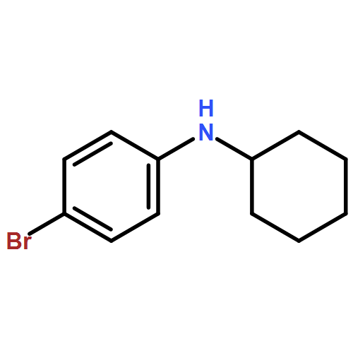 Benzenamine, 4-bromo-N-cyclohexyl-