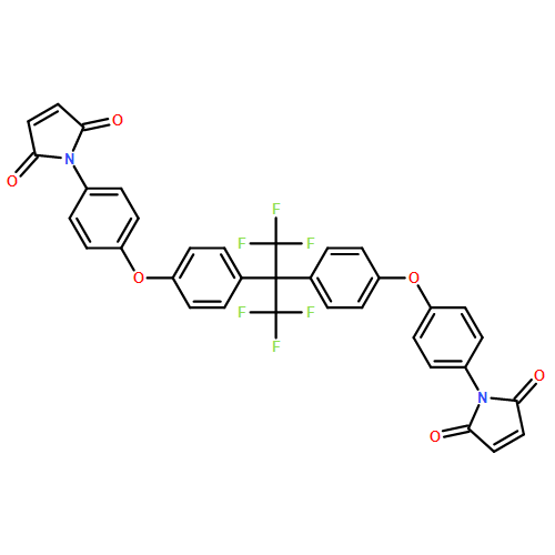 1H-Pyrrole-2,5-dione, 1,1'-[[2,2,2-trifluoro-1-(trifluoromethyl)ethylidene]bis(4,1-phenyleneoxy-4,1-phenylene)]bis-