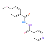 4-Pyridinecarboxylic acid, 2-(4-methoxybenzoyl)hydrazide