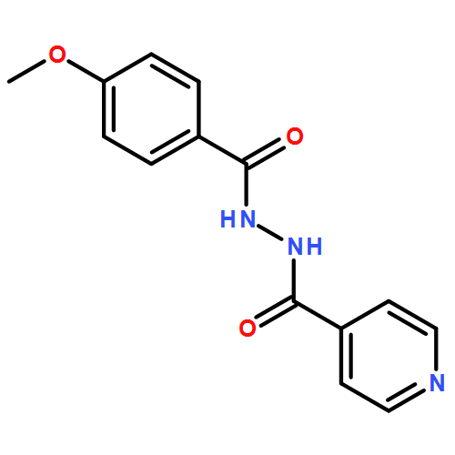 4-Pyridinecarboxylic acid, 2-(4-methoxybenzoyl)hydrazide