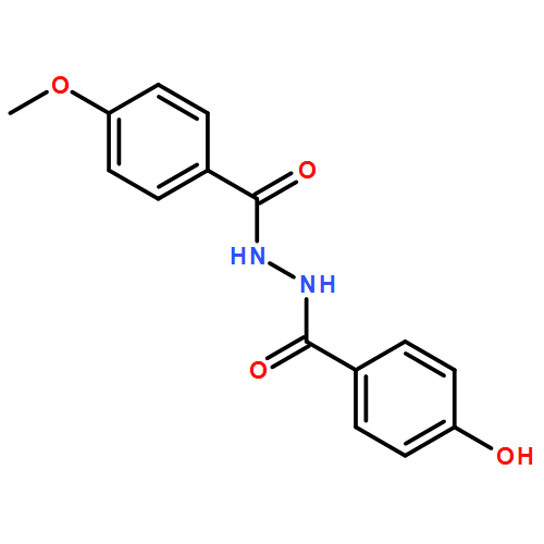 Benzoic acid, 4-hydroxy-, 2-(4-methoxybenzoyl)hydrazide