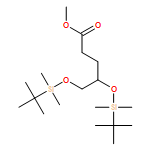 Pentanoic acid, 4,5-bis[[(1,1-dimethylethyl)dimethylsilyl]oxy]-, methyl ester, (4S)-