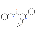 Carbamic acid, N-[(1S)-1-cyclohexyl-4-(cyclohexylmethylamino)-4-oxobutyl]-, 1,1-dimethylethyl ester