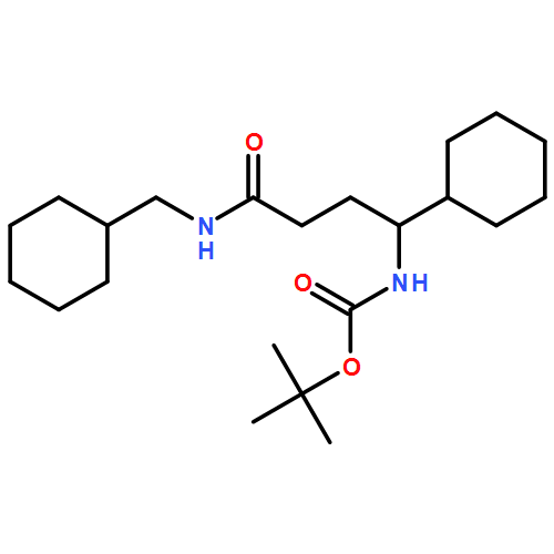 Carbamic acid, N-[(1S)-1-cyclohexyl-4-(cyclohexylmethylamino)-4-oxobutyl]-, 1,1-dimethylethyl ester