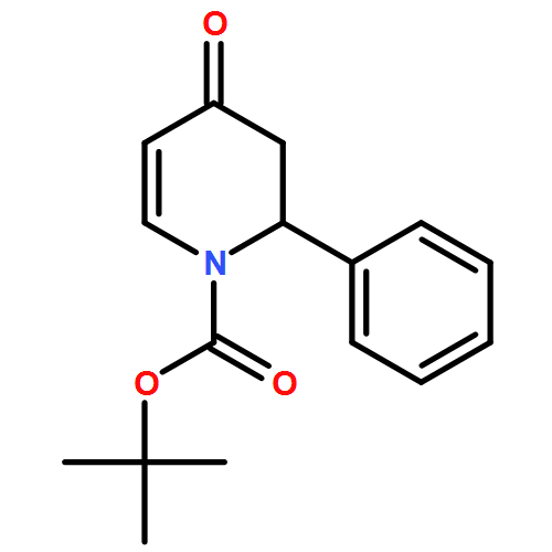 1(2H)-Pyridinecarboxylic acid, 3,4-dihydro-4-oxo-2-phenyl-, 1,1-dimethylethyl ester