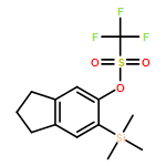 Methanesulfonic acid, 1,1,1-trifluoro-, 2,3-dihydro-6-(trimethylsilyl)-1H-inden-5-yl ester