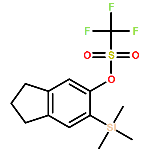 Methanesulfonic acid, 1,1,1-trifluoro-, 2,3-dihydro-6-(trimethylsilyl)-1H-inden-5-yl ester