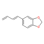 1,3-Benzodioxole, 5-(1E)-1,3-butadien-1-yl-