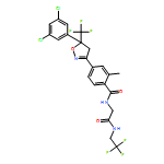 Benzamide, 4-[5-(3,5-dichlorophenyl)-4,5-dihydro-5-(trifluoromethyl)-3-isoxazolyl]-2-methyl-N-[2-oxo-2-[(2,2,2-trifluoroethyl)amino]ethyl]-