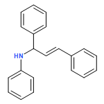 Benzenemethanamine, N-phenyl-α-[(1E)-2-phenylethenyl]-