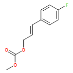 Carbonic acid, 3-(4-fluorophenyl)-2-propen-1-yl methyl ester