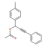 Benzenemethanol, 4-methyl-α-(2-phenylethynyl)-, 1-acetate