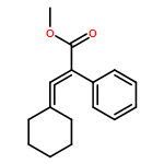 Benzeneacetic acid, α-(cyclohexylidenemethylene)-, methyl ester