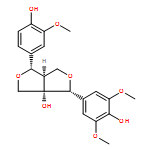 1H,3H-Furo[3,4-c]furan-3a(4H)-ol, dihydro-4-(4-hydroxy-3,5-dimethoxyphenyl)-1-(4-hydroxy-3-methoxyphenyl)-, (1S,3aS,4R,6aR)-