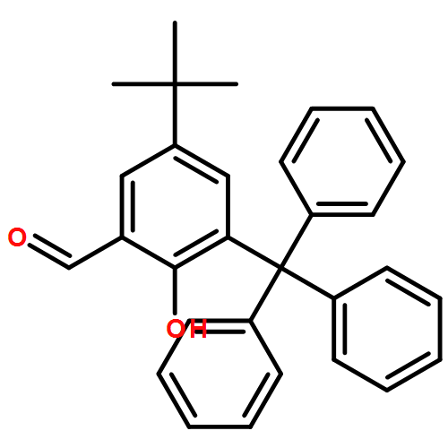 Benzaldehyde, 5-(1,1-dimethylethyl)-2-hydroxy-3-(triphenylmethyl)-