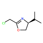 Oxazole, 2-(chloromethyl)-4,5-dihydro-4-(1-methylethyl)-, (4S)-