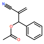 Benzenepropanenitrile, β-(acetyloxy)-α-methylene-