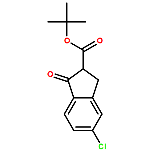 1H-Indene-2-carboxylic acid, 5-chloro-2,3-dihydro-1-oxo-, 1,1-dimethylethyl ester