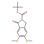 1H-Indene-2-carboxylic acid, 2,3-dihydro-5,6-dimethoxy-1-oxo-, 1,1-dimethylethyl ester