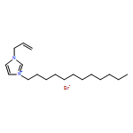 1H-imidazole, 1-dodecyl-2,3-dihydro-3-(2-propen-1-yl)-, hydrobromide (1:1)