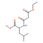 L-Leucine, N-(3-ethoxy-1,3-dioxopropyl)-, methyl ester