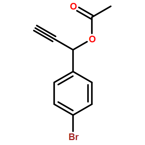 Benzenemethanol, 4-bromo-α-ethynyl-, 1-acetate