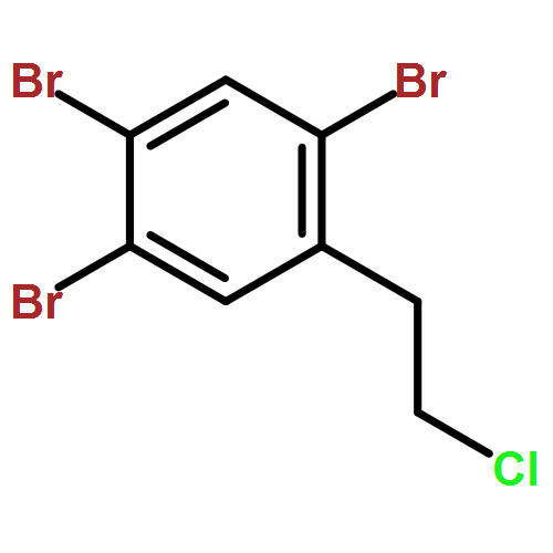 Benzene, 1,2,4-tribromo-5-(2-chloroethyl)-