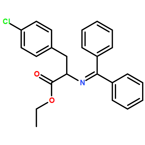 Phenylalanine, 4-chloro-N-(diphenylmethylene)-, ethyl ester