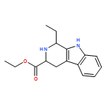 1H-Pyrido[3,4-b]indole-3-carboxylic acid, 1-ethyl-2,3,4,9-tetrahydro-, ethyl ester, (1S,3S)-