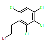 Benzene, 2-(2-bromoethyl)-1,3,4,5-tetrachloro-