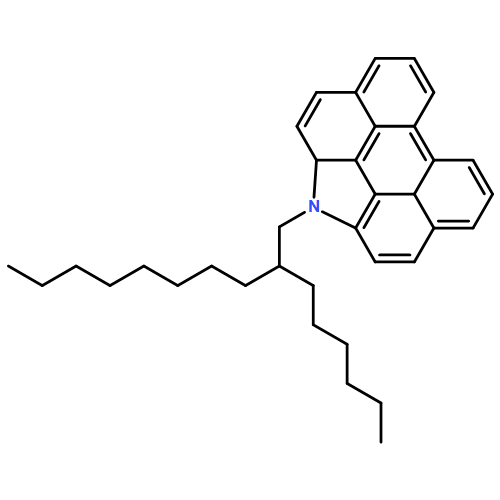 1H-Phenanthro[1,10,9,8-cdefg]carbazole, 1-(2-hexyldecyl)-