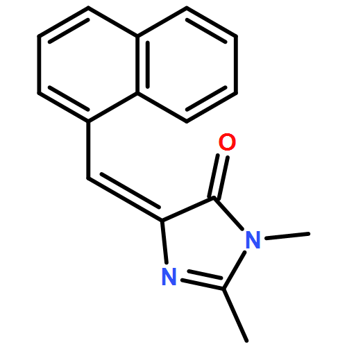 4H-Imidazol-4-one, 3,5-dihydro-2,3-dimethyl-5-(1-naphthalenylmethylene)-, (5Z)-