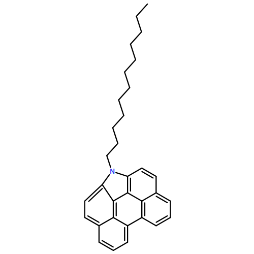 1H-Phenanthro[1,10,9,8-cdefg]carbazole, 1-dodecyl-