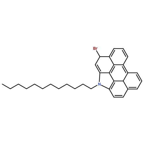 1H-Phenanthro[1,10,9,8-cdefg]carbazole, 3-bromo-1-dodecyl-