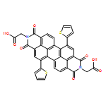 Anthra[2,1,9-def:6,5,10-d'e'f']diisoquinoline-2,9-diacetic acid, 1,3,8,10-tetrahydro-1,3,8,10-tetraoxo-5,12-di-2-thienyl-