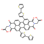 Anthra[2,1,9-def:6,5,10-d'e'f']diisoquinoline-2,9-diacetic acid, 5,12-bis([2,2'-bithiophen]-5-yl)-1,3,8,10-tetrahydro-1,3,8,10-tetraoxo-